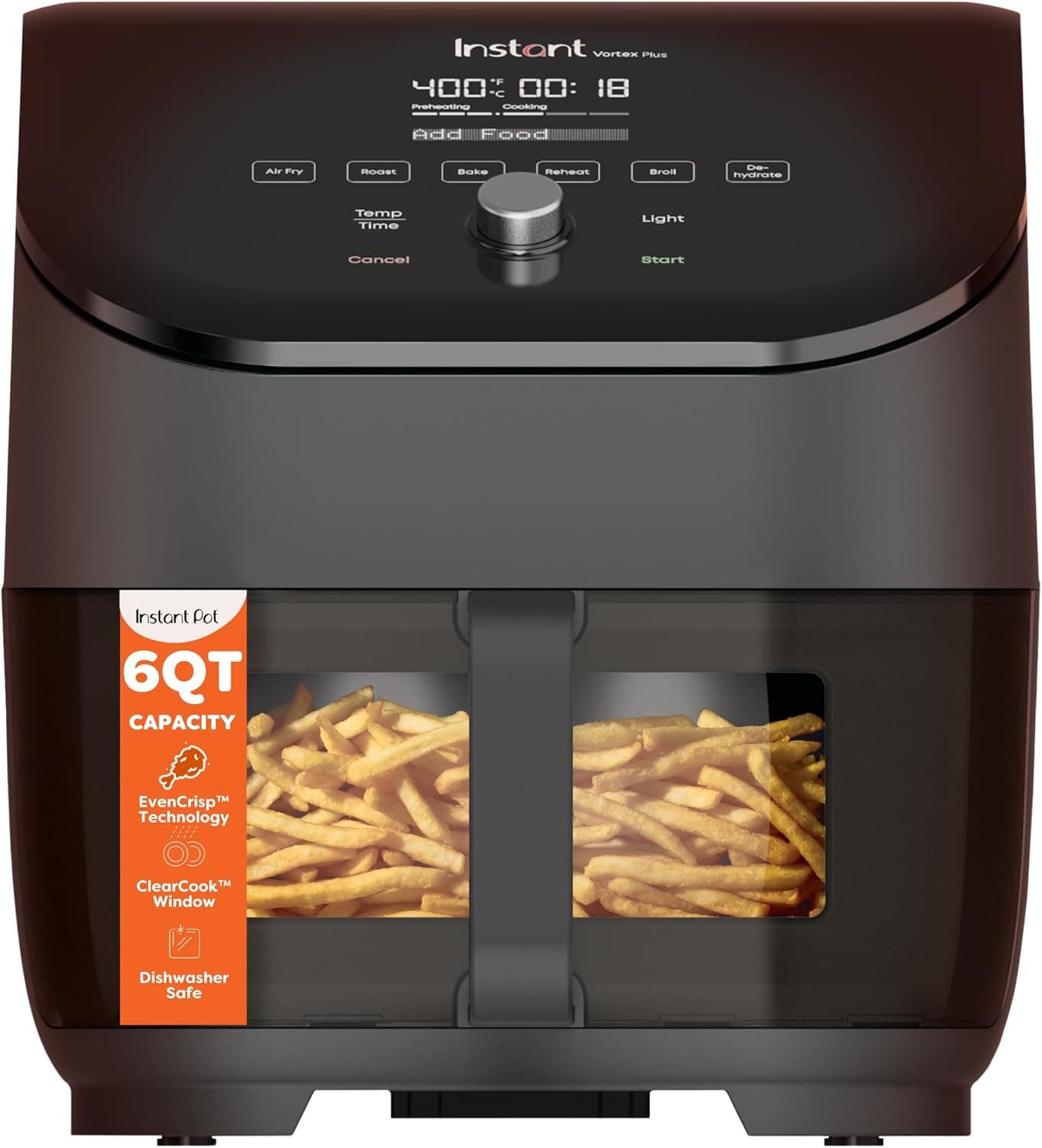 Instant Vortex Plus 6QT ClearCook Air Fryer